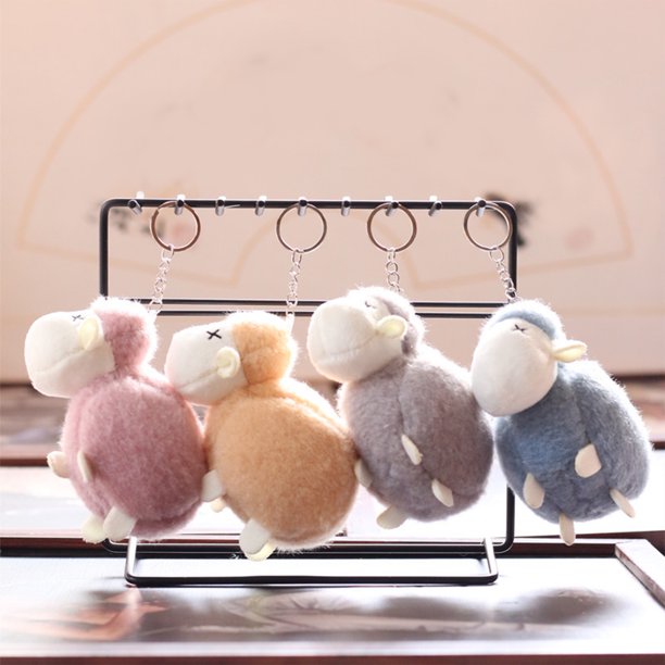 Gwong Juguete Muñeca de ovejas adorable estilo de dibujos animados piel de oveja oveja colgante para niños Gwong 30010077