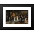 thumbnail image 2 of Luis Jiménez Aranda 18x13 Black Modern Framed Museum Art Print Titled - The Presentation (1883), 2 of 5