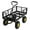 Black, variant on Litake Heavy Duty Steel Garden Cart, 550LBS Pullable Metal Garden Wagon with 10" Wheels, 180° Rotating Handle and Removable Sides for Outdoor, Farm, Yard, Beach