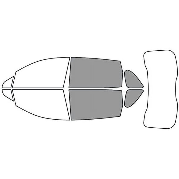 Avery Dennison NR Nano Ceramic IR Window Tint Kit Compatible with Lincoln Mkx 2016-2018 - Back