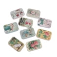 thumbnail image 5 of Vintage flowers tin box Sealed jar packing boxes jewelry candy box For Party, 5 of 14