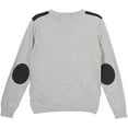 thumbnail image 2 of Adam Baker Viero Richi Boys 2410 Pullover Cotton Knit Sweater Cardigan - Grey/Black Diamond - 5, 2 of 2