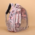 thumbnail image 4 of Mochila portátil para mascotas y gatos, bolsa de viaje para exteriores, adecuada para suministros de embalaje pequeños, transpirable, 4 of 5