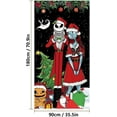 thumbnail image 3 of Jack Skellington Sally Banner Nightmare Before Christmas Decorations Door Cover Xmas Porch Door Sign Welcome Banner for Indoor Outdoor Wall Home, 3 of 7