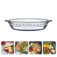 thumbnail image 4 of Shisuyan 1 Pce Assiette en Verre Résistante à la Chaleur Plateau de Cuisson Plat de Riz Cuit pour la Maison Vaisselle, 4 of 8