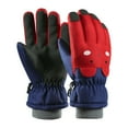 thumbnail image 2 of Cold Weather Thick Warm Gloves for Kids Children's Sports Gloves Warm Windproof Breathable-Adjustable for Boys And Girls Winter Woman on Clearance, 2 of 5