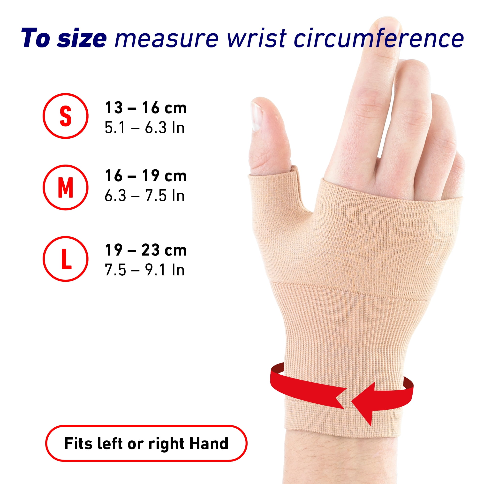 (2 pack) Neo G Airflow Wrist and Thumb Brace Support for Men Women – Wrist Brace Compression Hand Support for Arthritis, Joint Pain Relief, Tendonitis, Sprain - Black - M