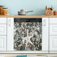 thumbnail image 5 of GZHJMY Pebble Starfish Dishwasher Magnet Cover Stickerative Refrigerator Magnet Panel Decal Cover for Home Kitchen Appliance Home Decor, 5 of 6