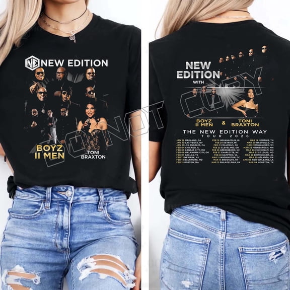 The New Edition Way Tour 2026 T-Shirt, Tour Date 2026 Shirt, Gift For Fan
