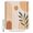Orange, variant on Bohemian Bathroom Shower Curtains with 12 Hooks Polyester Waterproof Shower Curtain for Stalls and Bathtubs Modern Abstract Boho Leaves Beige Middle Century Decorative Bathroom Curtain 48x72 Inches