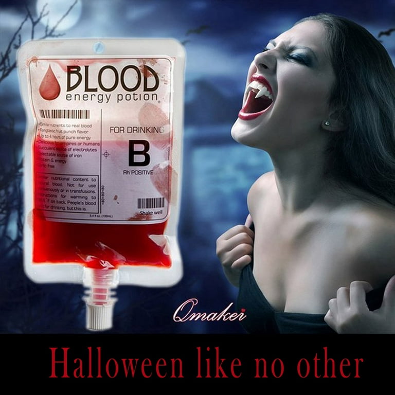 Dropship 10pcs Hospital Blood Bags For Drinks Bloody Halloween