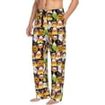 thumbnail image 6 of Sigee Halloween1 print Men's Pajama Pants Lounge Sleep Bottoms with Elastic Waistband and Pockets-Small, 6 of 6