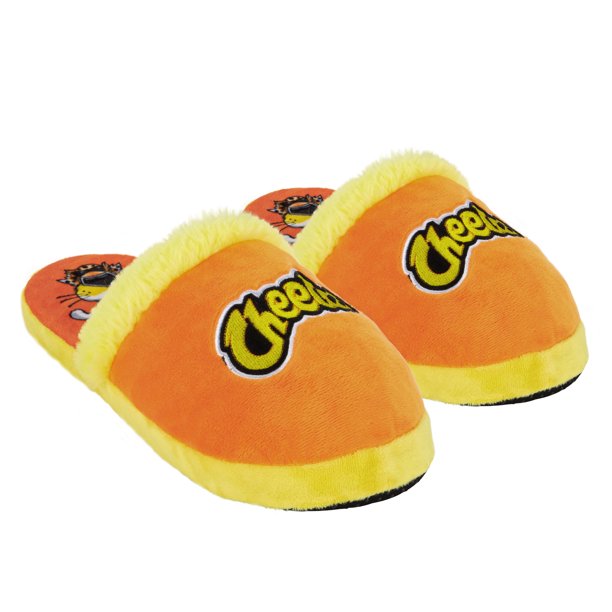 Odd Sox, Cheetos, Fun Plush Indoor Novelty Slipper, Big Cozy, Large