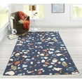 thumbnail image 7 of Momeni Abstract Contemporary Area Rugs, Blue, 7 of 7