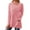 Pink, variant on Baberdicy Women's T-Shirts Womens Long Sleeve Sweatshirts Color Block Crewneck Sweaters Tunic Tops Womens Tops Army Green