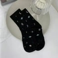 thumbnail image 1 of Nvzi 10 Pairs Women's Thin Cotton Socks,Soft Cotton Bootie Socks Women Above Ankle Crew Socks (Black), 1 of 2