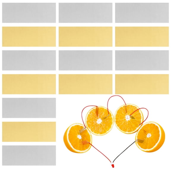 OUNONA 10Pairs Copper p for Electroplating and Battery Experiment Supplies