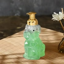 Kugisaki Soap Dispenser Lotion Dispenser Manual Bottle, Creative Shape Transparent Bottle Pressure Dispenser Bottles for Shower gel