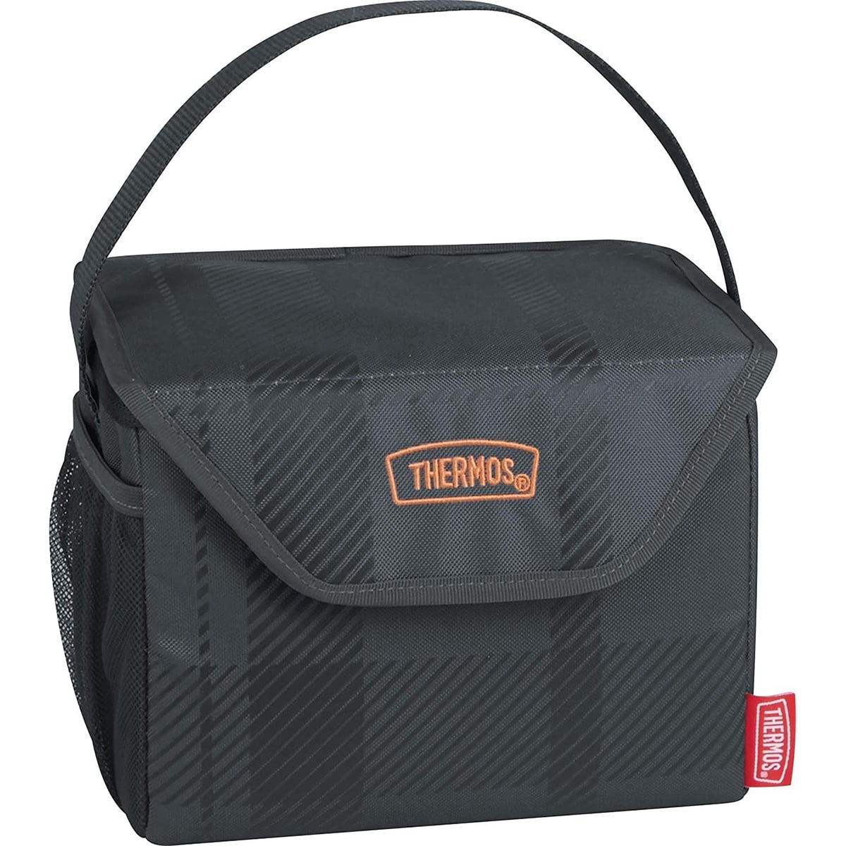 Thermos 24Can Soft Cooler Charcoal Plaid