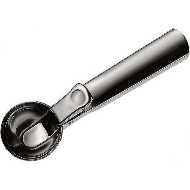 Ice cream scoop 18 cm, ice cream scoop with ejector, Cromargan stainless steel polished, scoop for ice cream balls, rice balls, melon balls, cookie do