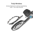 thumbnail image 3 of Koss Porta Pro Wireless 2.0 Auriculares supraaurales Bluetooth, batería de más de 20 horas, carga USB-C, micrófono, paso de audio analógico, estilo retro, negro, 3 of 5