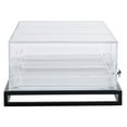 thumbnail image 5 of Hubert Black Pastry Display with 3 Acrylic Drawers - 22 8/25"L x 14 23/25"W x 8 19/50"H, 5 of 7