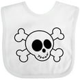 thumbnail image 3 of Inktastic Fun Skull and Crossbones Boys or Girls Baby Bib, 3 of 4