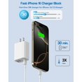 thumbnail image 3 of Bloque de carga Dazana, 40 W, 4 puertos, USB C rápido para iPhone 16, 3 of 7