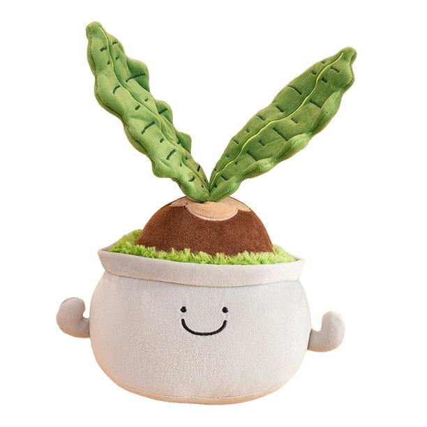 Potted Stuffed Plush Toys, Cute Potted Throw Pillow Potted Animal Plushies, Ideal Christmas Birthday Valentines Soft Stuffed Toy Gifts for Kids and Adults