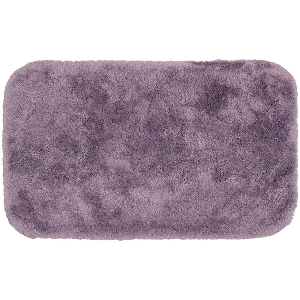 Garland Rug Finest Luxury Ultra Plush Washable Bath Rug Purple, 24"x40