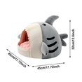 thumbnail image 2 of Lit pour Animaux en Forme de Chenil, Cachette Chaude pour Chat d'Intérieur, Hiver 2026, 2 of 4