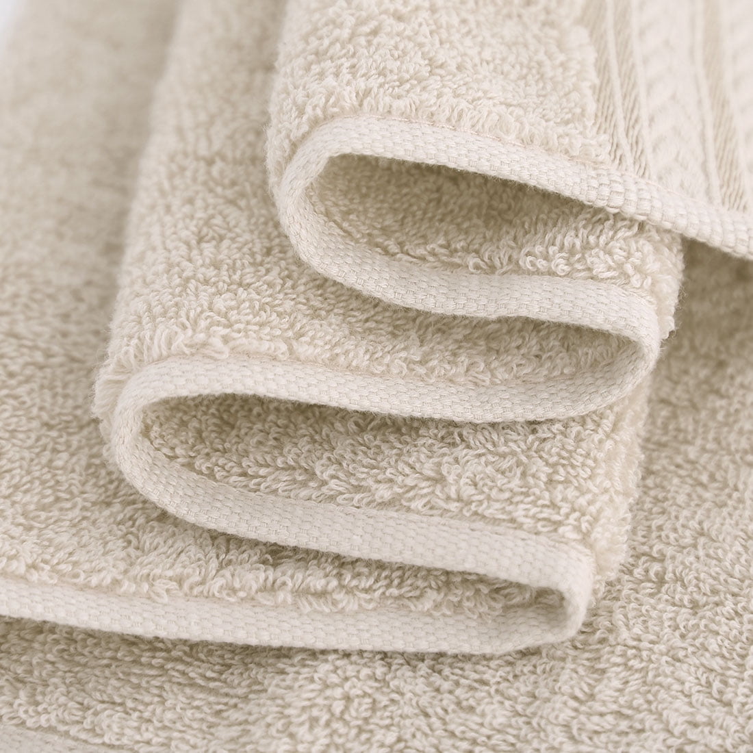 PiccoCasa 6PCS Cotton Soft Hand Towels Set for Bathroom 13" x 29" Camel Color