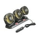 thumbnail image 5 of Ventilador de coche de triple cabezal con bajo nivel de ruido y rotación de 360 ​​grados para sedán, caravana y barco. 12V 12w, 5 of 9