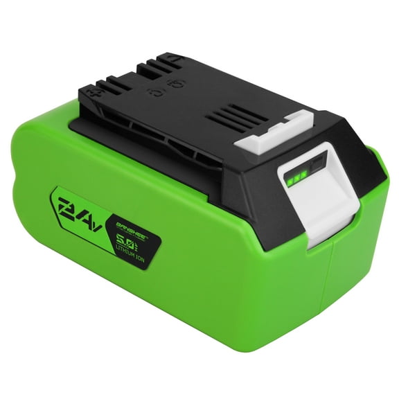 Banshee 24V 5Ah Lithium Battery Compatible with All Greenworks 24V & 48V (2x24V) Tools