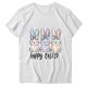 thumbnail image 1 of Camisetas de Manga Larga de las Mujeres Pascua Impreso Suelto Cuello Redondo Camiseta de Manga Corta, Camisetas de Manga Larga para las Mujeres de Uso Diario Casual, 1 of 5