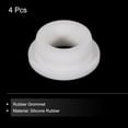 thumbnail image 3 of 4Pcs T Type Rubber Grommet Mount Dia 29mm ID 19mm H 13.5mm Seal Protection Flexible Hole Plugs White, 3 of 5
