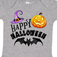 thumbnail image 4 of Inktastic Happy Halloween Bat, Witch Hat, Jack O Lantern Boys or Girls Baby Bodysuit, 4 of 5