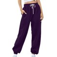 thumbnail image 2 of XFLWAM Womens Yoga Sweatpants Lightweight Sweat Joggers Loose Casual Pants Comfy Stretch Running Workout Lounge Pockets Pants, 2 of 8