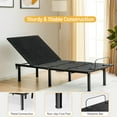 thumbnail image 4 of Giantex Adjustable Bed Base, Electric Reclining Bed with Head & Foot Incline, Wireless Remote, LED Under-bed Lighting and Dual USB Ports, Adjustable Bed Frame, Twin XL, 4 of 8