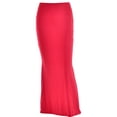 thumbnail image 3 of Skirts for Women Skirt Half Length Product Sleek & Pure Color Bodycon Midi Skirt For Women Versatile High Waist Pencil Skirt Red S, 3 of 3