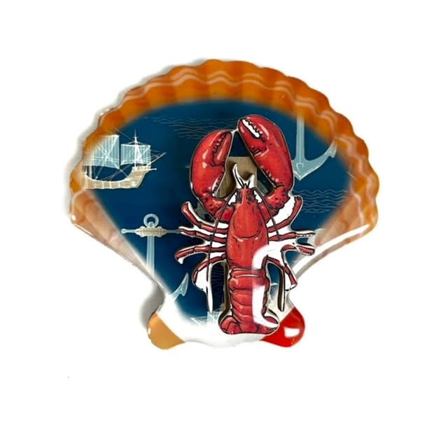 Homard en Coque avec Clip Aimant de Réfrigérateur