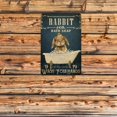 thumbnail image 2 of 1pc Funny Rabbit Bath Soap Poster - Vintage Metal Sign for Nursery Decor and Bathroom Decor - 12x8 Inches, 2 of 4