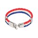 thumbnail image 4 of 3X Pulsera de Joyeria, Brazalete de Bandera Francesa, de Aleacion de Cuero, para Hombres Mujeres, Blanco Rojo Azul, (Anchura 14 mm, Longitud 20 cm), 4 of 8