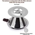 Pour Over Coffee Dripper Filter Reusable Stainless Steel, Eco