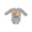AC-Heather Grey, variant on Meme Loves Me Grandchild Fox Boys or Girls Long Sleeve Baby Bodysuit