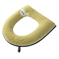 thumbnail image 2 of Kumdkd Green Thickened Toilet Seat Cover with Handle, Winter Warm Waterproof Toilet Seat, Removable Soft Fabric Toilet Lid Cover for Cold Weather, Universal Fit for Most Toilets, Easy Clean, 2 of 6