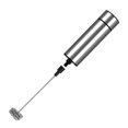 thumbnail image 1 of Mousseur à Lait Électrique à Piles avec Pichet en Acier Inoxydable, 1 of 5
