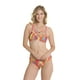 Sun And Sea Femmes Croisé Sangles Avant/t-Strap Haut avec Fond Orange Multi - Ensemble Bikini -S – image 1 sur 2