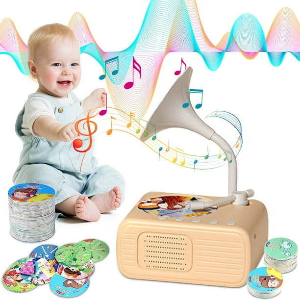 Fonógrafo para Niños Ganfancp de Educación Temprana Bluetooth Habilitado Regalo de Navidad