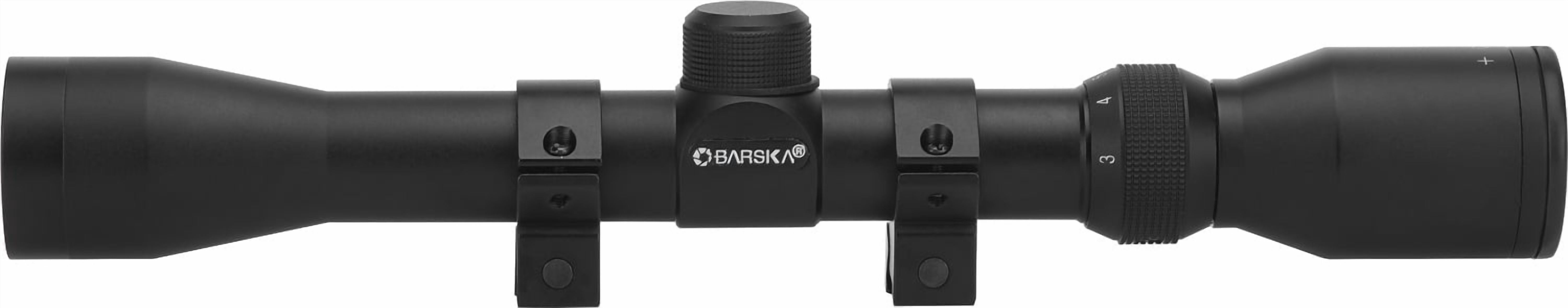 (2 pack) Barska AC13087 Plinker-22 Riflescope 3-9x32 30/30 Reticle with Rings, Black